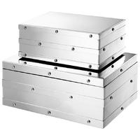 Nickel Box Charlotte (Set of 2)