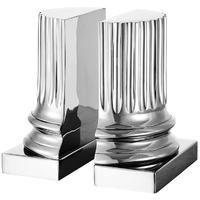 Nickel Bookend Pillar (Set of 2)