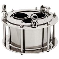 Nickel Medium Wine Cooler Porthole