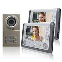 night vision 7 video door phone for neighbours 2 families apartments c ...