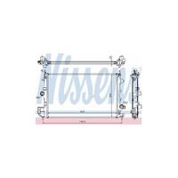 Nissens 61914A Radiator, engine cooling