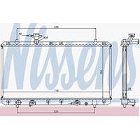 Nissens 64166A Radiator, engine cooling