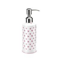 nina campbell pink hearts design soap dispenser