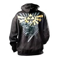 Nintendo Legend Of Zelda Triforce Logo Hoodie - M