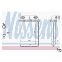 Nissens 72671 Heat Exchanger, interior heating