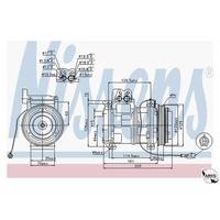 nissens 89414 compressor air conditioning