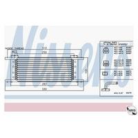 Nissens 90047 Oil Cooler, engine oil