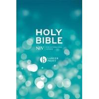 NIV Larger Print Blue Hardback Bible