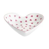 Nina Campbell Small Heart Shaped Dish, Pink Hearts Design