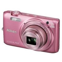 Nikon Coolpix S6800 Compact Digital Camera - Pink (16.0MP, 12x Optical Zoom) 3.0 inch LCD with Wi-Fi