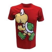 nintendo koopa t shirt bright red x large