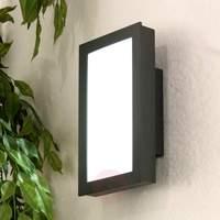 Nice LED outdoor wall lamp GRETE stone grey