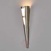 Nickel Germo LED wall torch