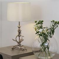 Nickel Antler Table Lamp Base