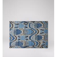 Nisha hand-knotted rug in Evening Blue