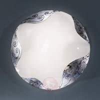 Nico Ceiling Light Round with Silver Decor