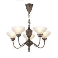 NIG0563 Nightingale 5 Light Ceiling Pendant in Bronze