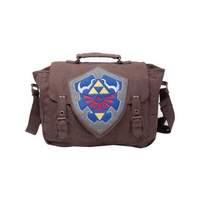Nintendo Legend Of Zelda Hylian Shield Messenger Bag Brown (mb210116zel)
