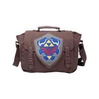 nintendo legend of zelda hylian shield messenger bag brown mb210116zel