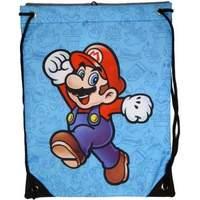 Nintendo Super Mario Bros Mario Gym Bag Blue