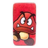 Nintendo Super Mario Bros. Goomba Hinge Purse Wallet Gliter Red (gw170465ntn)