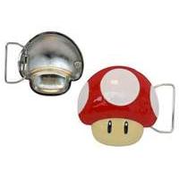 Nintendo Belt Buckle; Classic Mushroom