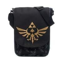 Nintendo Legend Of Zelda Golden Link Symbol Small Messenger Bag (mm1a42zss)
