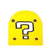 Nintendo Super Mario Bros. Question Mark Cuffless Beanie One Size Yellow (kc170203ntn)