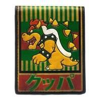 Nintendo Super Mario Bros. Bowser Kanji Bi-fold Wallet Green (mw1px3smb)
