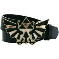 nintendo legend of zelda black belt with bird logo golden buckle large