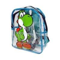 Nintendo Super Mario Bros. Yoshi Transparent Mini Backpack Blue/clear