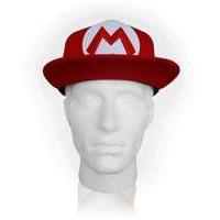 Nintendo Super Mario Bros. Mario Symbol Snapback Baseball Cap Red (sb140251ntn)