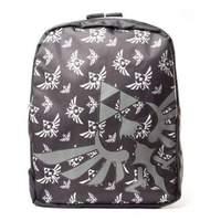 nintendo legend of zelda link symbols mini backpack blackgrey