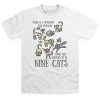 nine cats t shirt