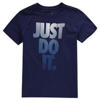 nike futura just do it t shirt junior boys