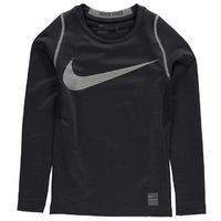 Nike HyperWarm Long Sleeve T Shirt Junior Boys