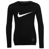 Nike Pro Core Long Sleeve T Shirt Junior Boys