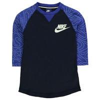 nike three quarter sleeve top junior boys