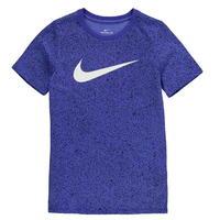 nike black top t shirt junior boys