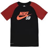 Nike QTT Colour Block T Shirt Junior Boys