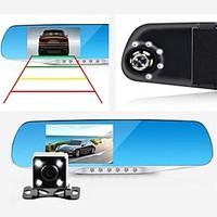Night Vision Car Dvr detector Camera Blue Review Mirror DVR Digital Video Recorder Auto Camcorder Dash Cam FHD 1080P