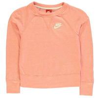 nike vintage crew sweater junior girls