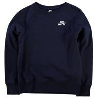 nike everett graphic crew neck sweater junior boys