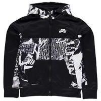 Nike Print TF Full Zip Hoody Junior Boys