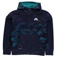 Nike Print TF Full Zip Hoody Junior Boys