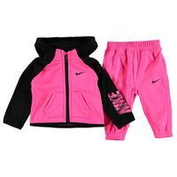 nike therma fleece tracksuit girls