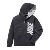 nike young boys club fleece full zip hoo