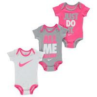 Nike Bodysuits 3 Pack Baby