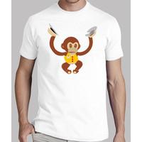 nice monkey white shirt