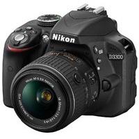 Nikon D3300 Digital SLR Camera with 18-55mm VR II Lens Kit - Black
